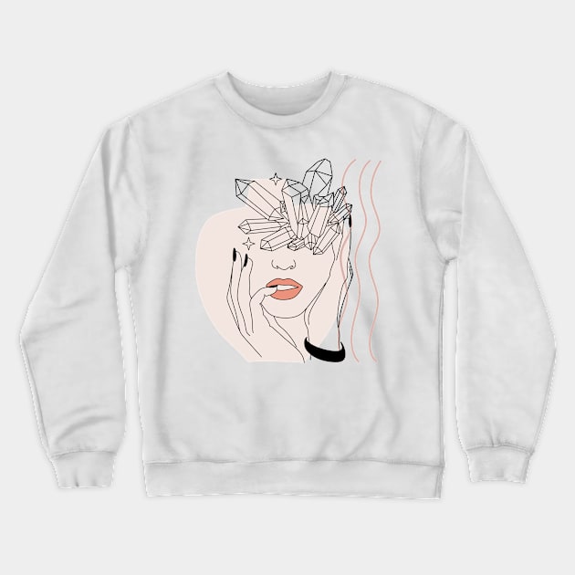 Crystal Crewneck Sweatshirt by Milibella